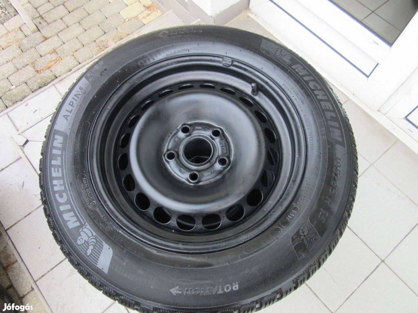 AUDI acélfelni  195/65 R 15 Michelin téli gumival eladó
