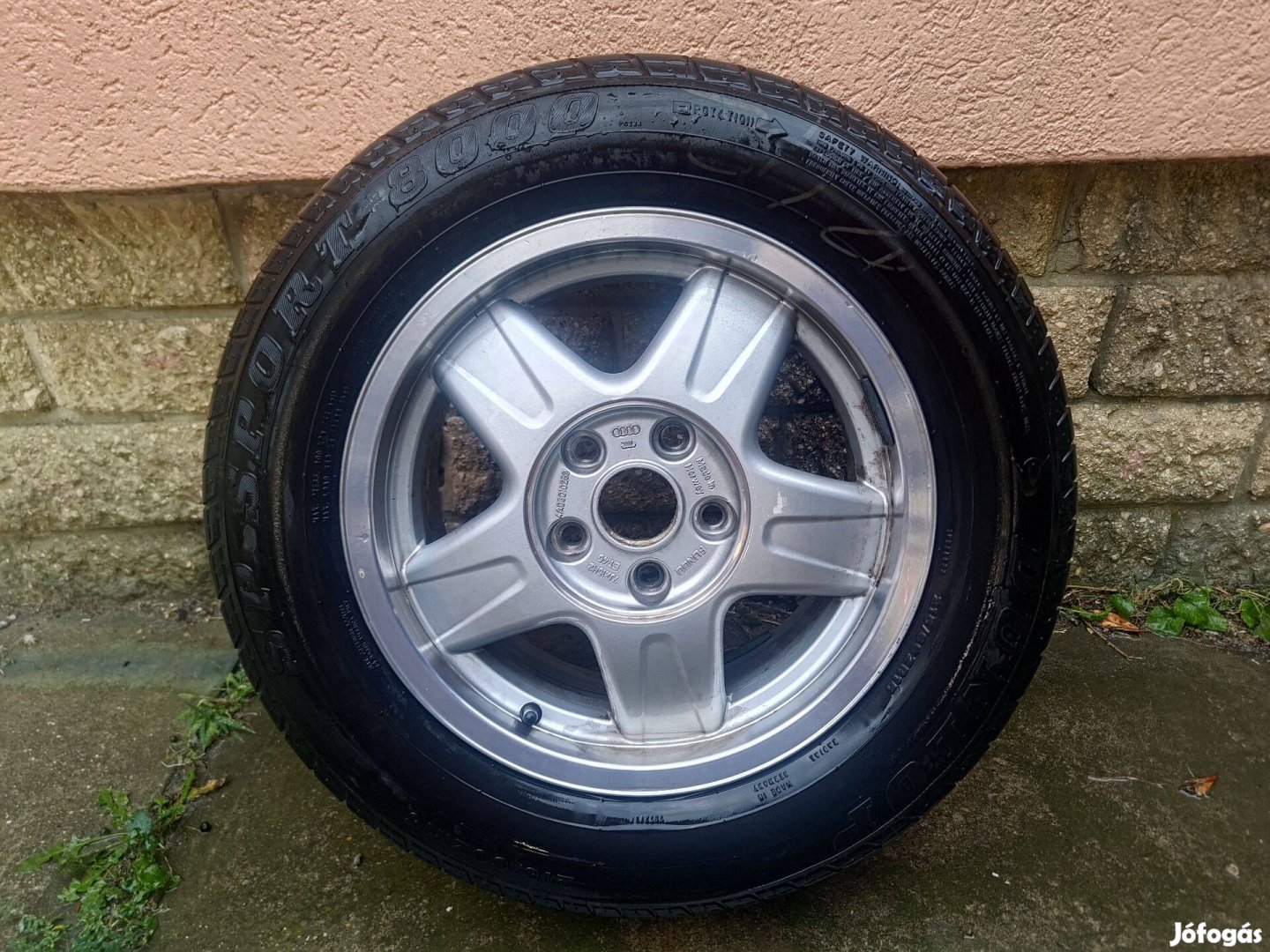 AUDI gyári felni 5x112 15" rajta 215/60