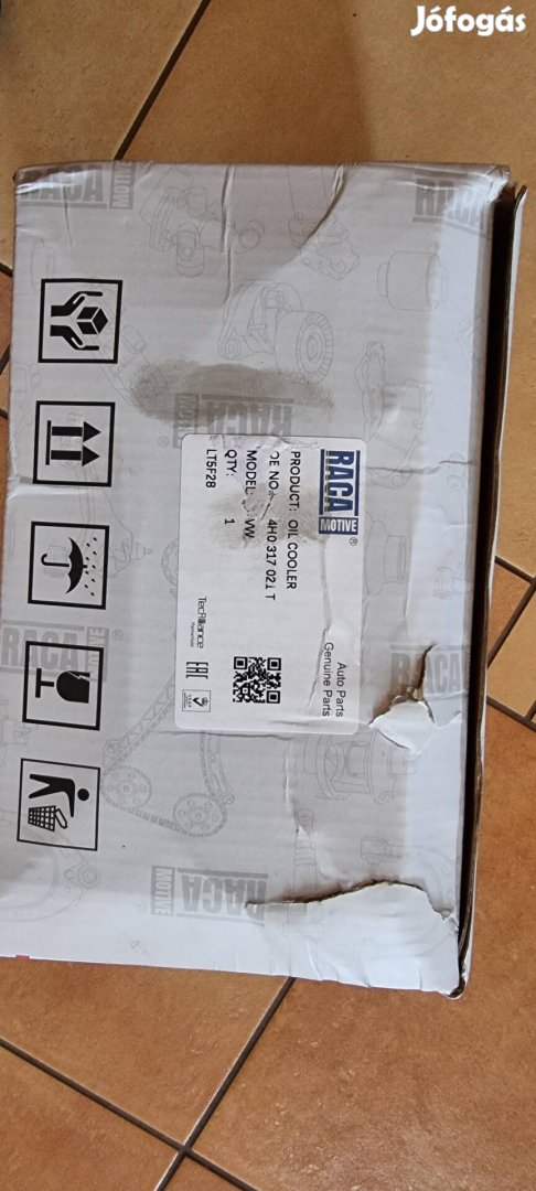 AUDI váltó olajhütő 