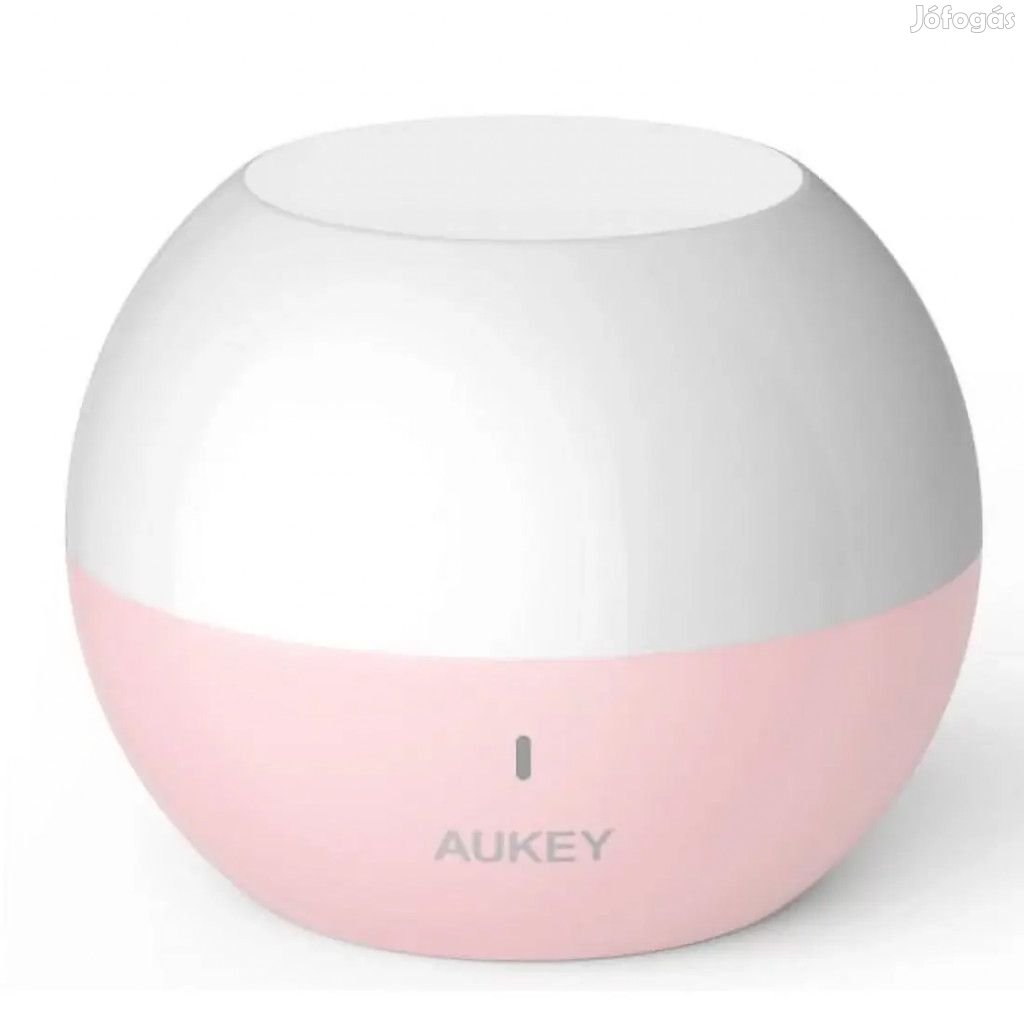 AUKEY LT-ST23 Érintésvezérlésű, Újratölthető RGB Éjjeli Lámpa, Rózsas