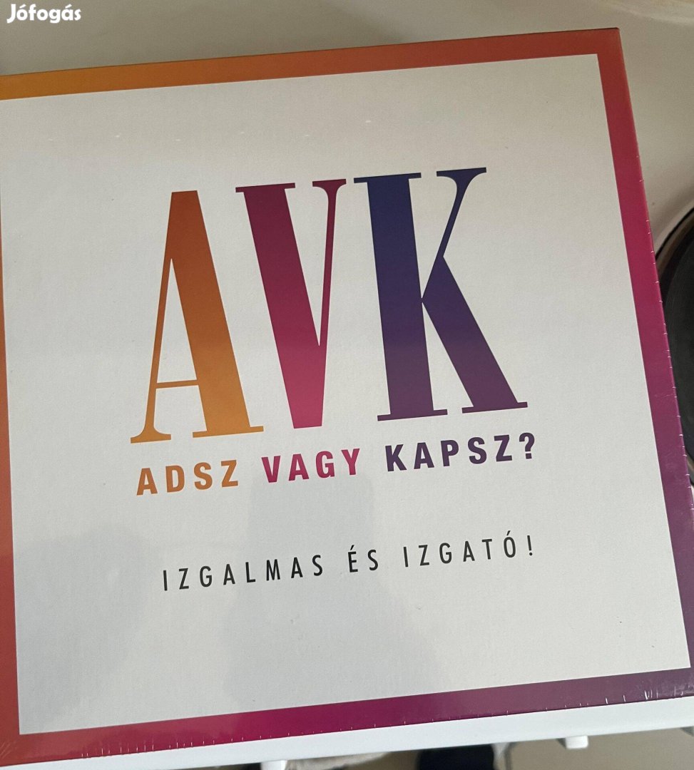 AVK Adsz vagy Kapsz felnőtt társasjáték