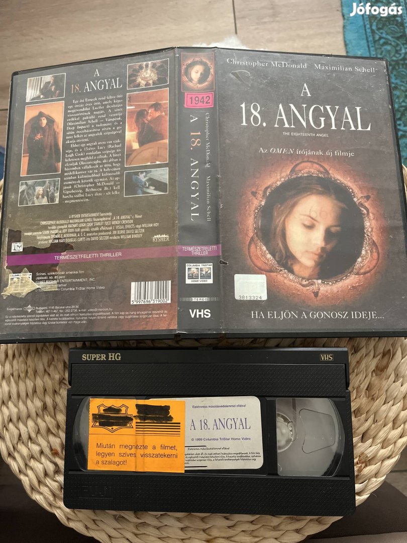 A 18. Angyal vhs film