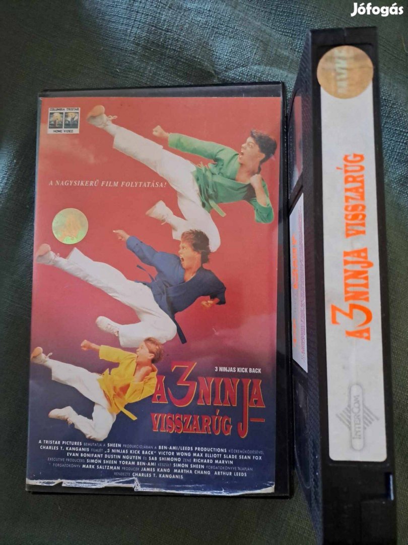 A 3 Ninja visszarúg VHS