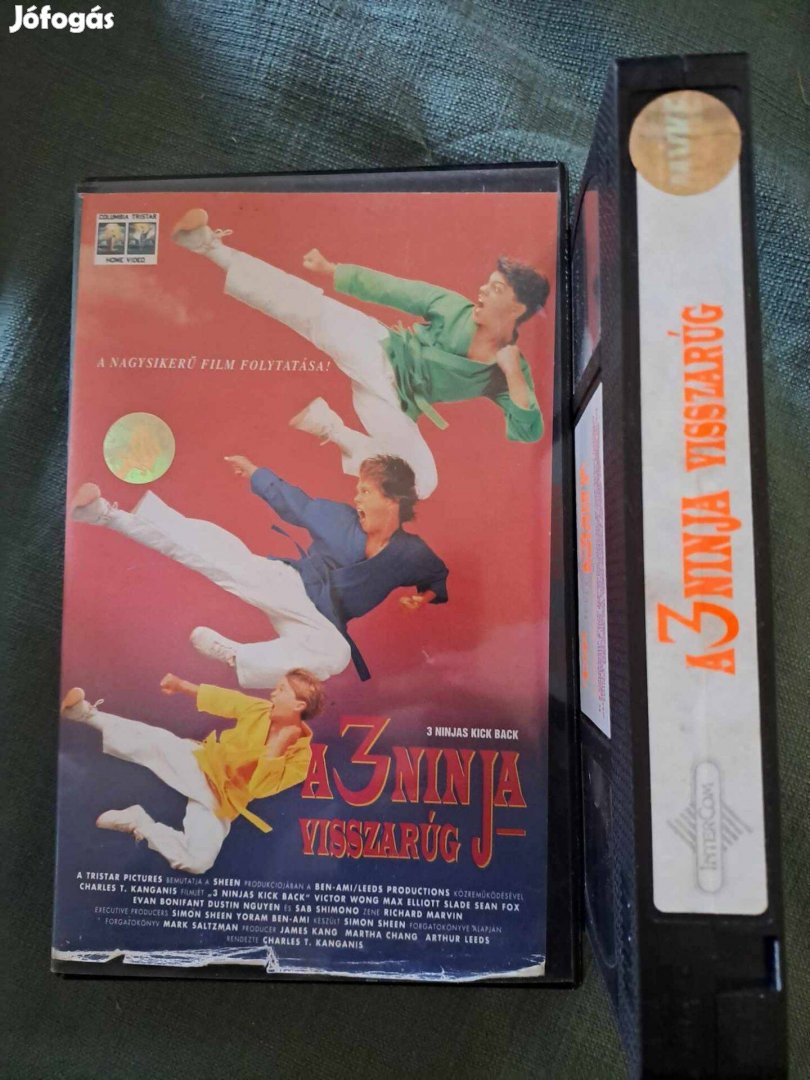 A 3 Ninja visszarúg VHS - Nagy tokos