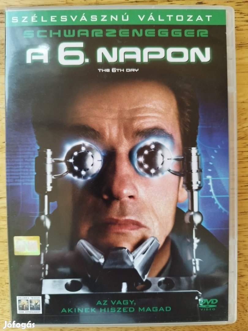 A 6. napon újszerű dvd Arnold Schwarzenegger 