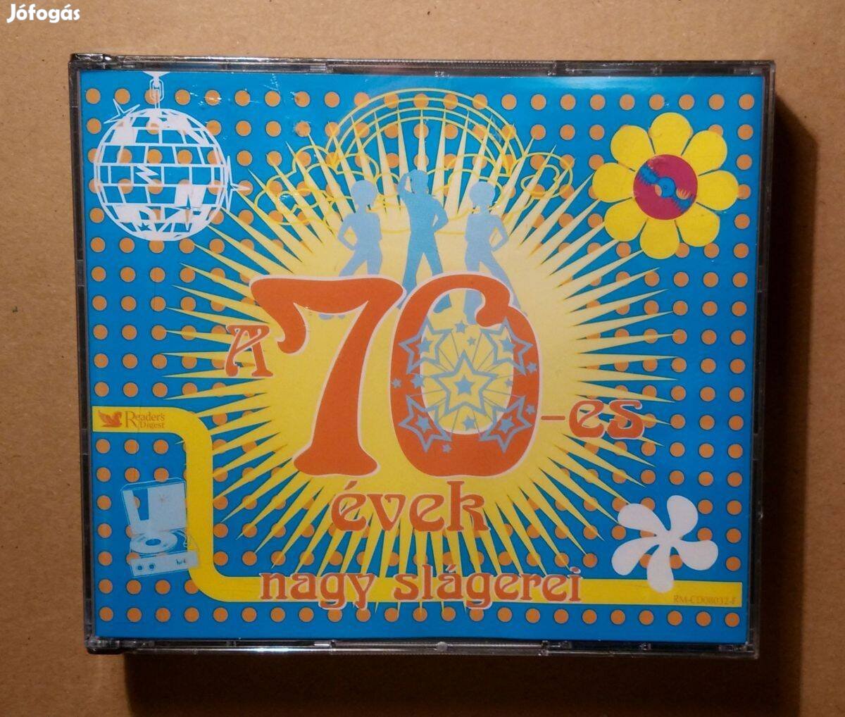 A 70-es Évek Nagy Slágerei (5CD-s) 2008 (jogtiszta) új bontatlan