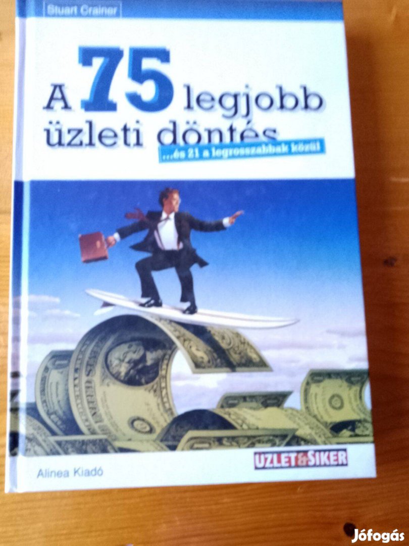A 75 legjobb üzleti döntés / könyv Stuart Crainer