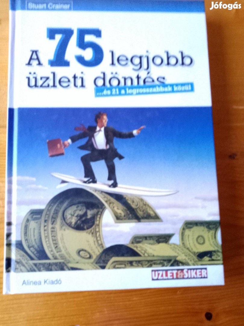 A 75 legjobb üzleti döntés / könyv Stuart Crainer