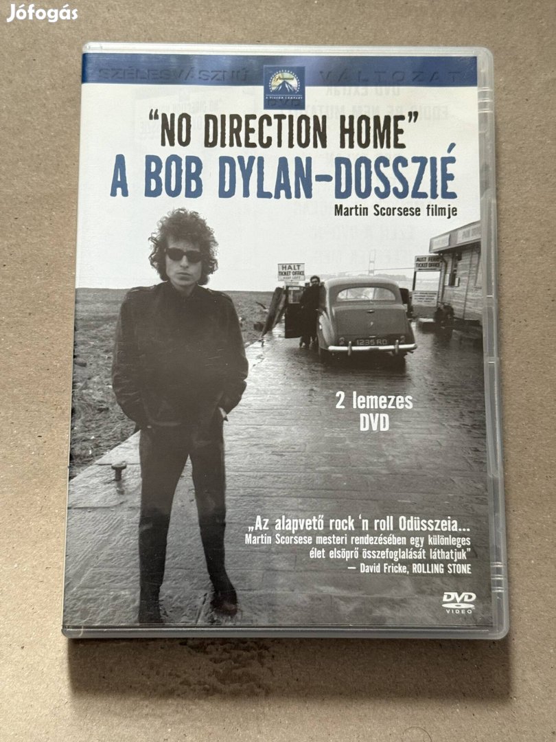 A Bob Dylan dosszié No direction home 2lemezes dvd