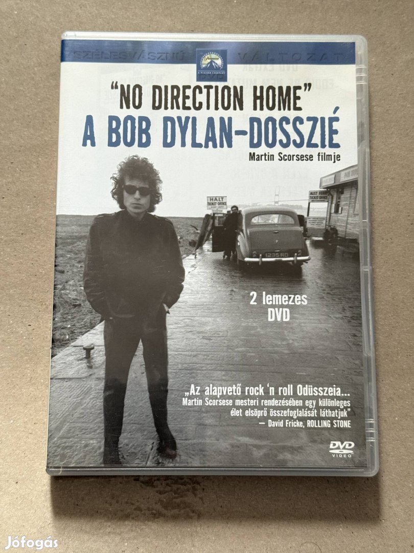 A Bob Dylan dosszié  No direction home  (2lemezes) dvd