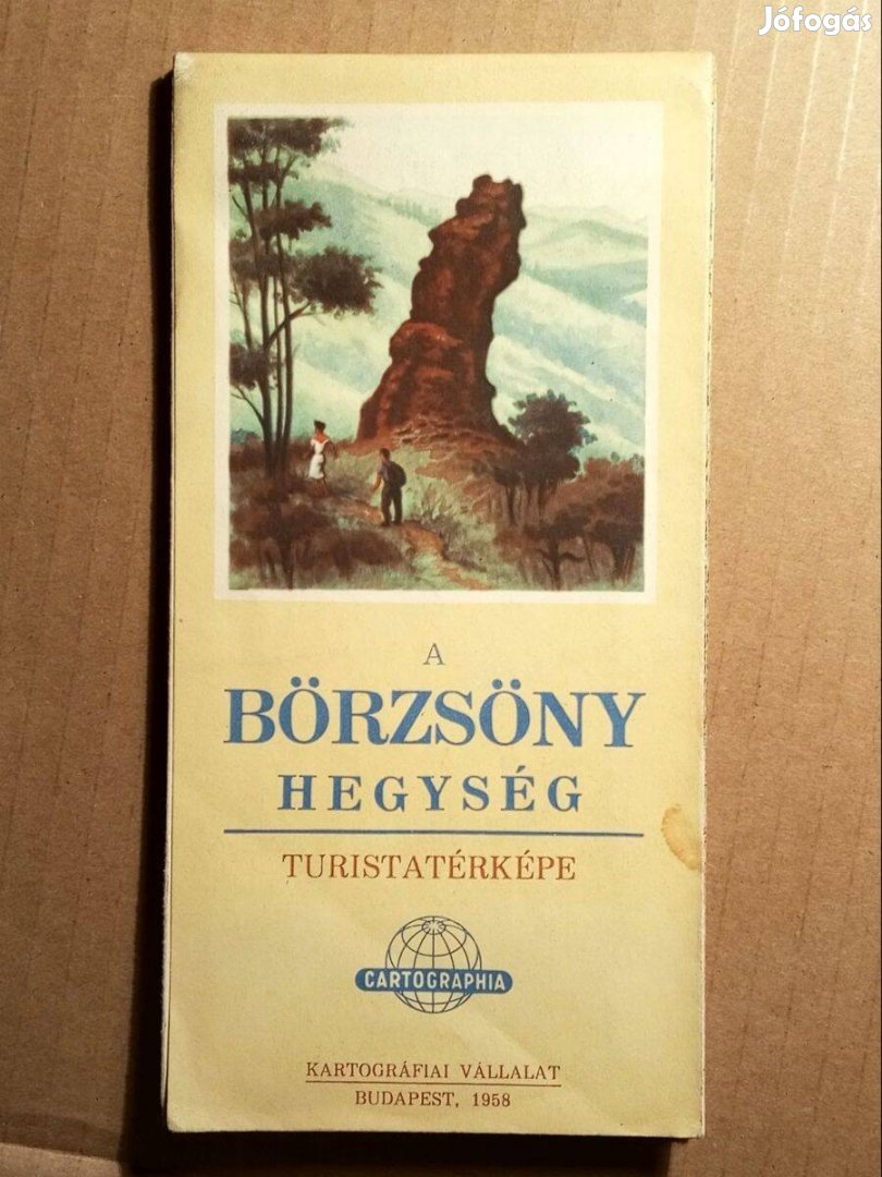 A Börzsöny Hegység Turistatérképe (1958)