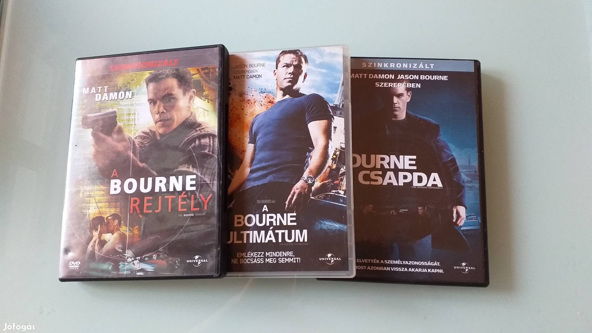 A Bourne akciófilm sorozat 3 DVD