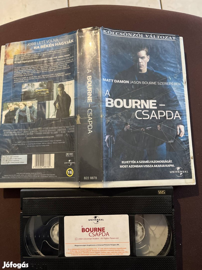 A Bourne csapda akció vhs