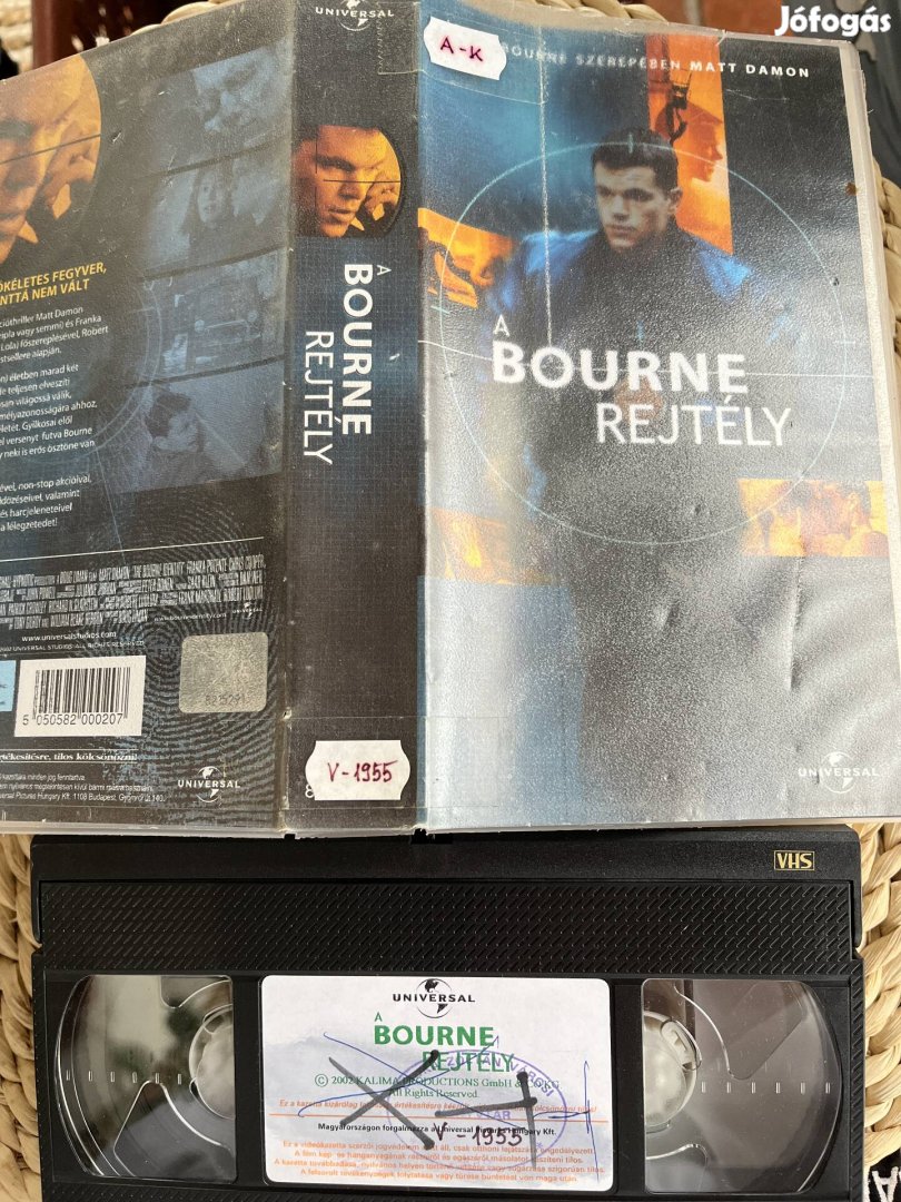 A Bourne rejtély vhs