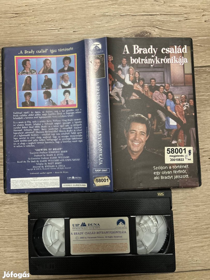 A Brady család botránykrónikája vhs 