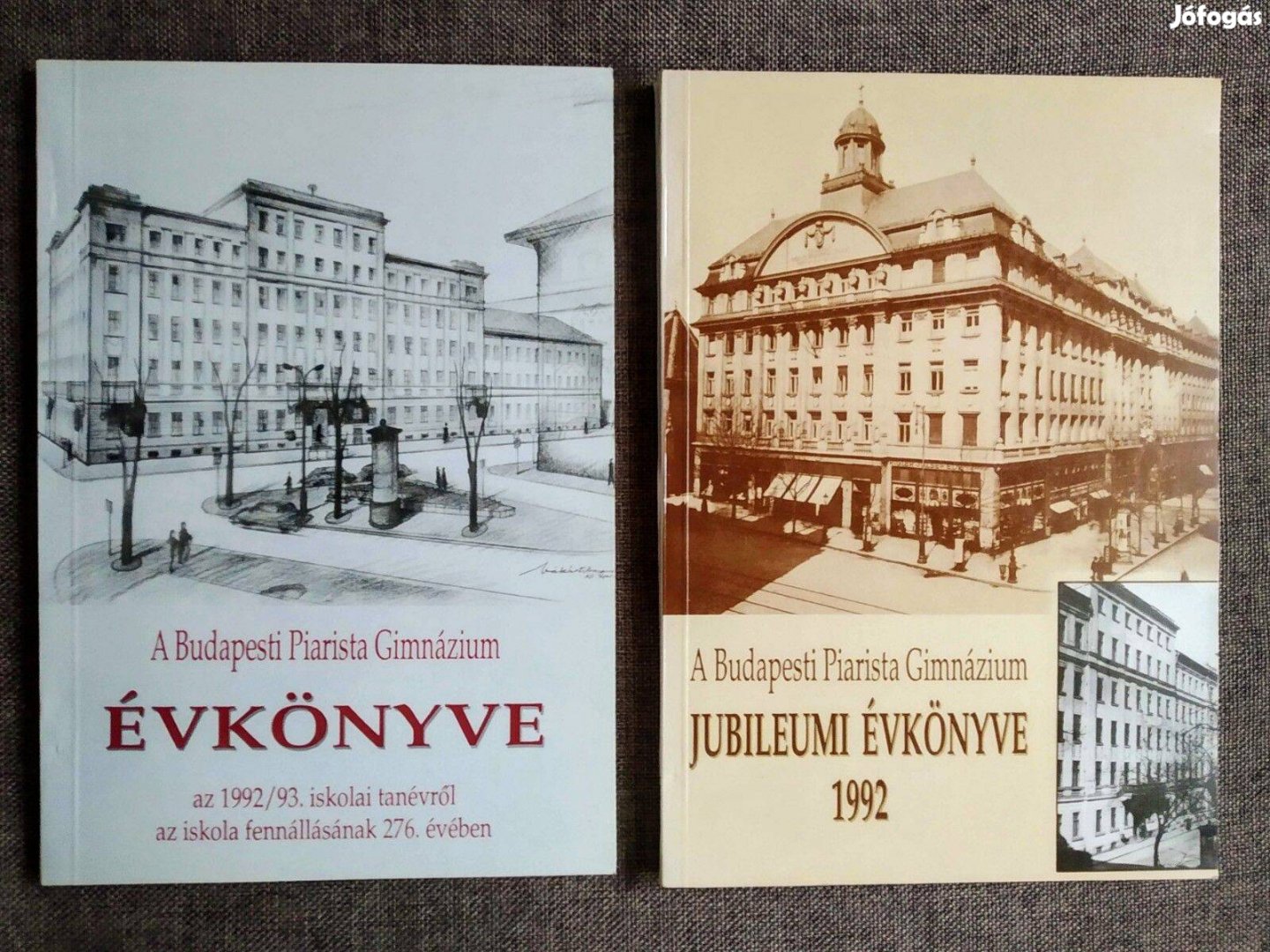 A Budapesti Piarista Gimnázium Évkönyve a 1992/1993. iskolai tanévről