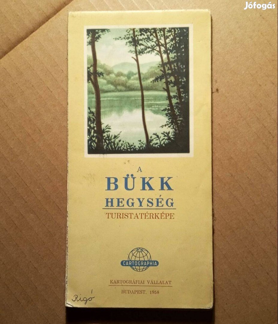 A Bükk Hegység Turistatérképe (1958)
