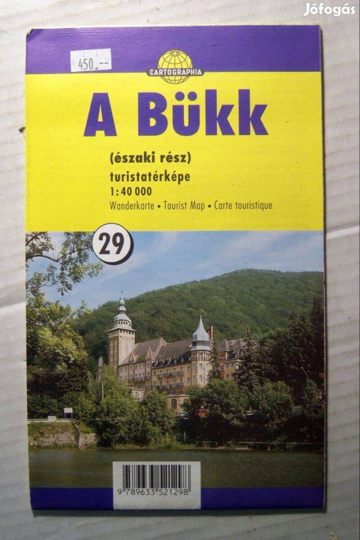 A Bükk (északi rész) Turistatérképe (1998) foltmentes