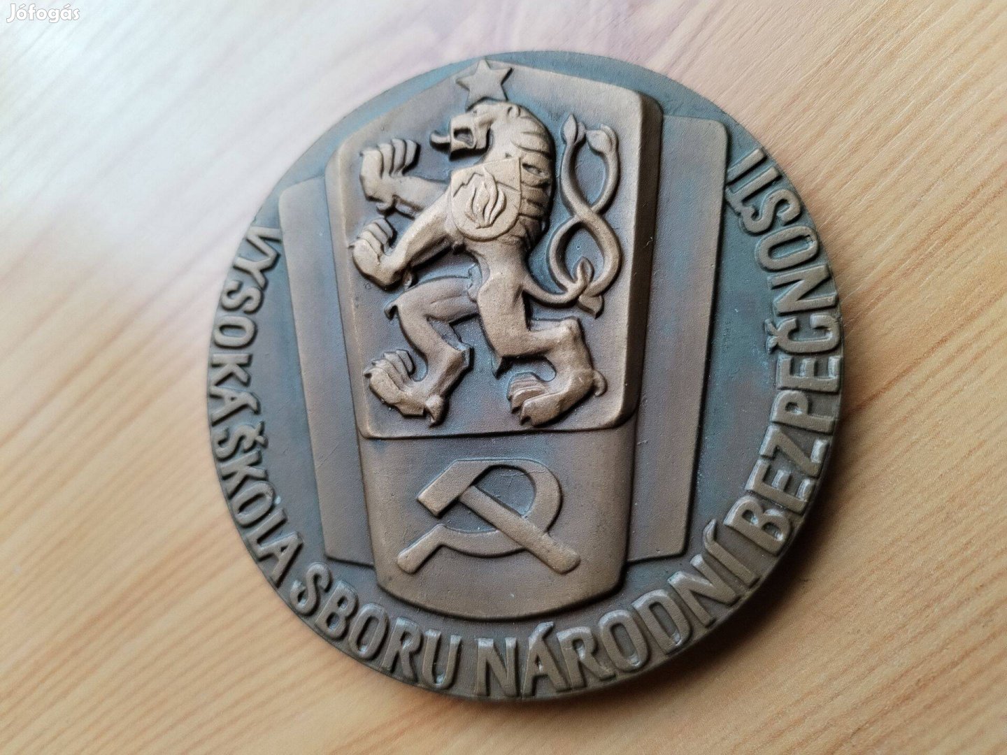 A Csehszlovák Köztársaság Egyetemi Kórusa bronz érem