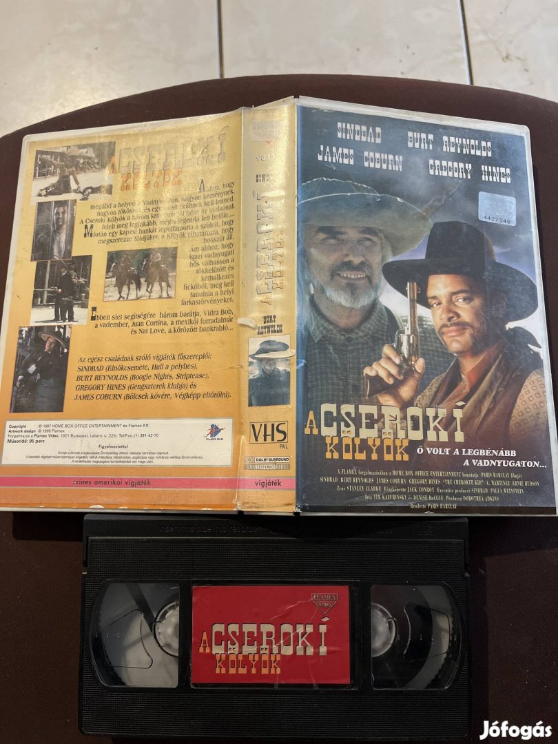 A Cseroki kölyök western vhs