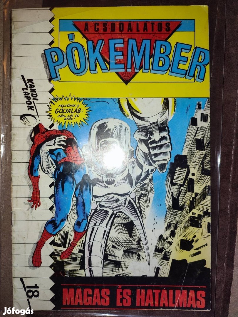 A Csodálatos Pókember 18. Semic 1990. Magas és hatalmas