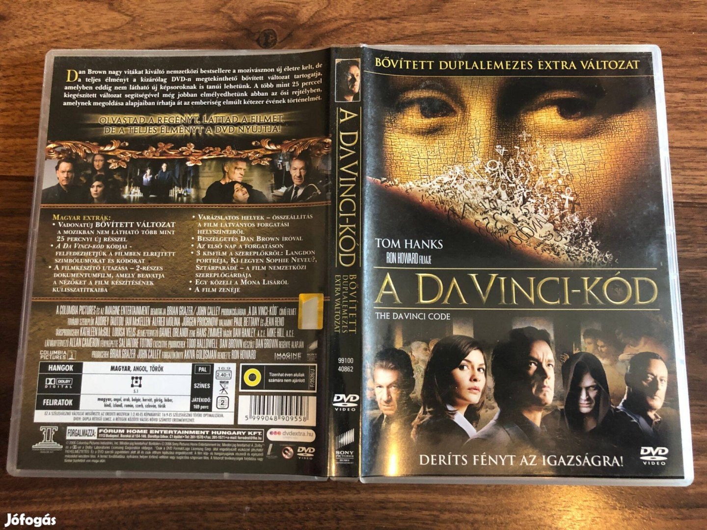 A Da Vinci-kód DVD (karcmentes, duplalemezes, bővített kiadás)