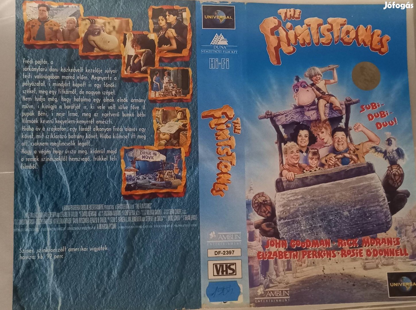 A Flinstone család 1- 2. - vígjáték vhs 