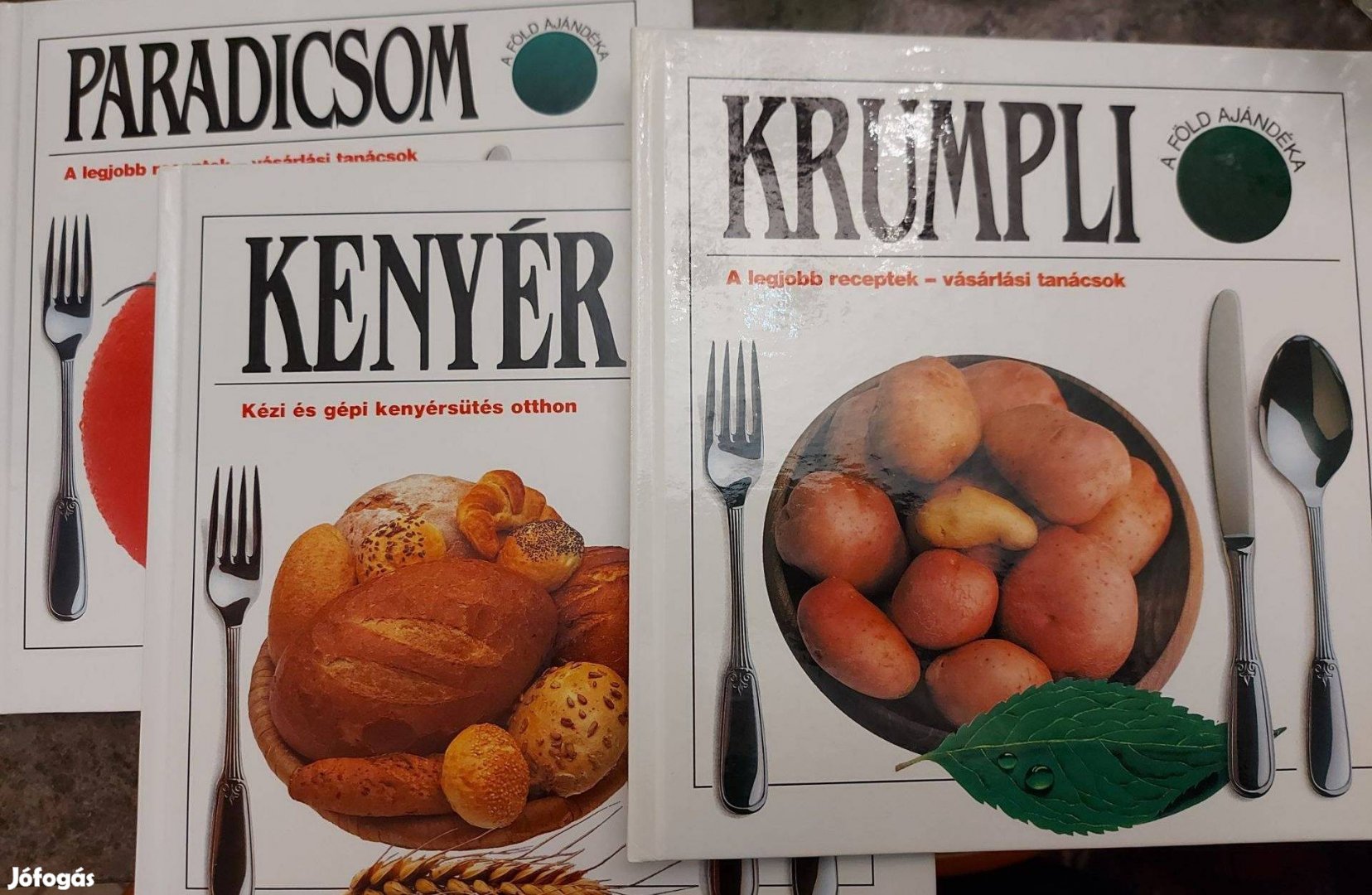 A Föld ajándéka Paradicsom Kenyér Krumpli 3 db szakácskönyv