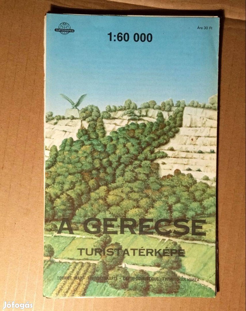 A Gerecse Turistatérképe (1987) 6.kiadás
