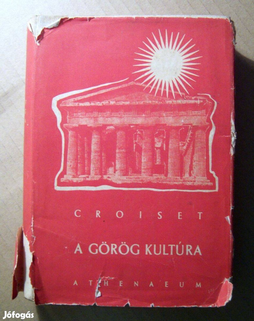 A Görög Kultúra (M. Croiset) 1940 (10kép+tartalom)