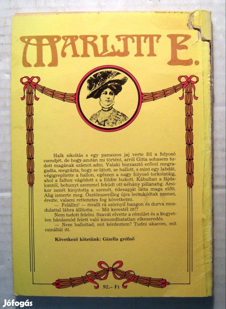 A Gránátköves Asszony (Marlitt E.) 1990 (sérült) 5kép+tartalom