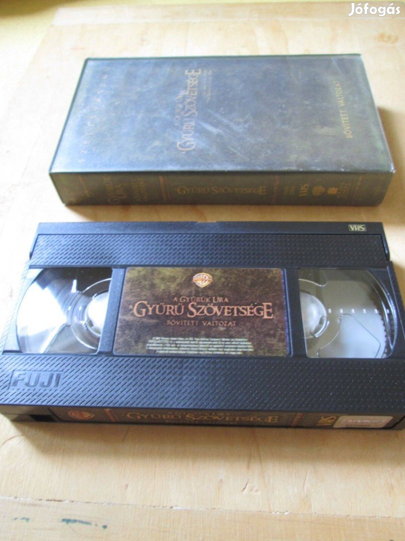 A Gyűrűk Ura VHS A gyűrű szövetsége Bővített változat!