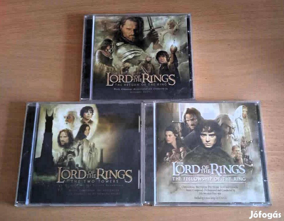 A Gyűrűk Ura filmtrilógia zenéje Howard Shore 3 CD