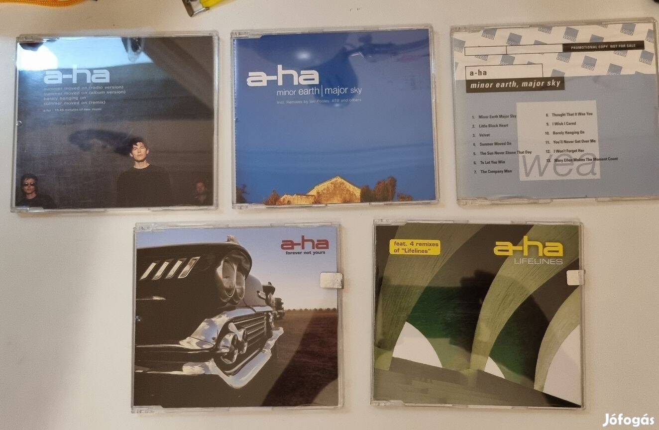 A-HA 4 db maxi CD és 1 db promo gyűjteményből