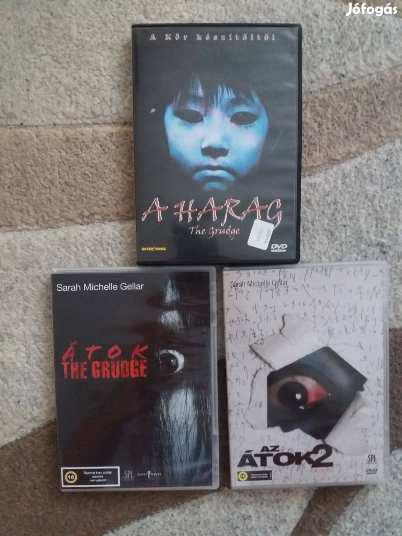 A Harag (The Grudge) + Átok (The Grudge) + Az átok 2 (3 DVD)