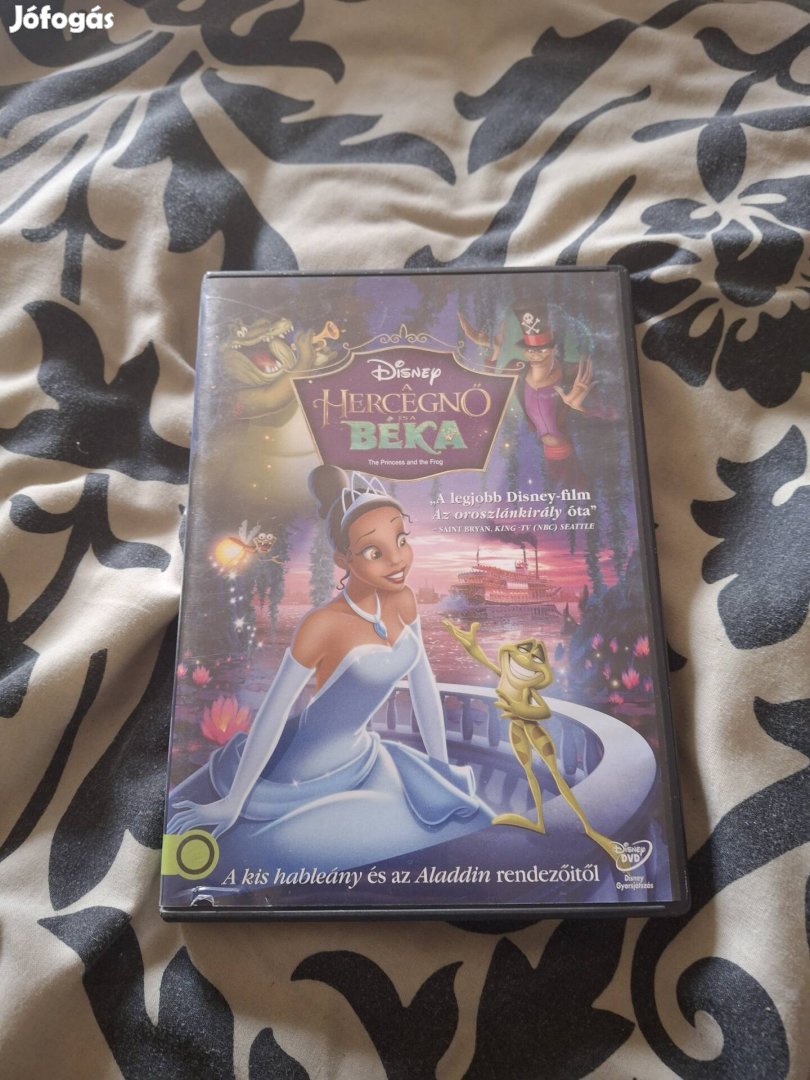 A Hercegnő és a béka DVD Disney rajzfilm