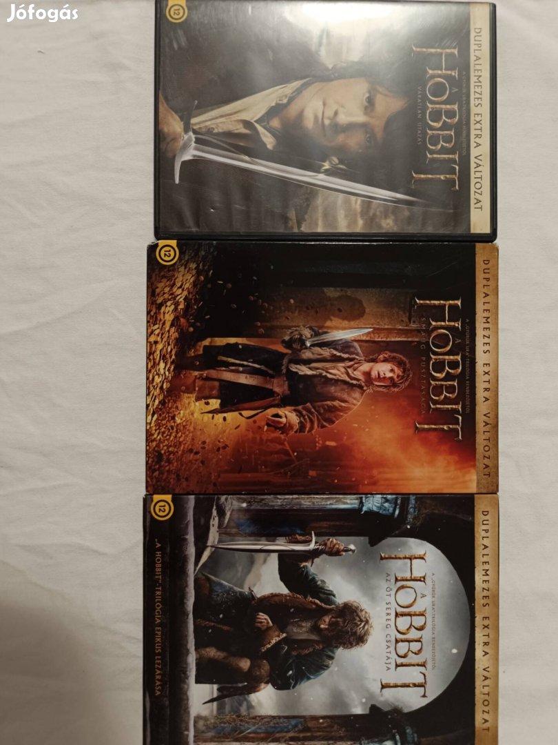 A Hobbit Trilógia DVD.