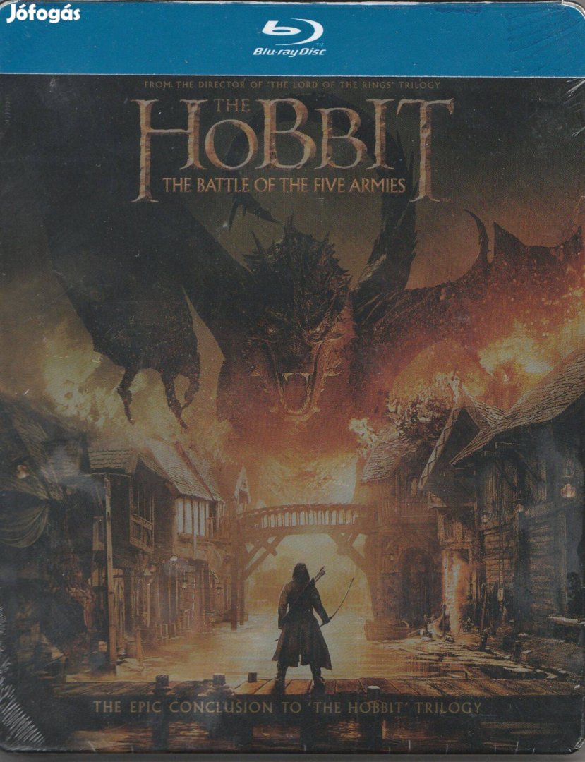 A Hobbit - Az öt sereg csatája Blu-Ray Steelbook 2D + 3D