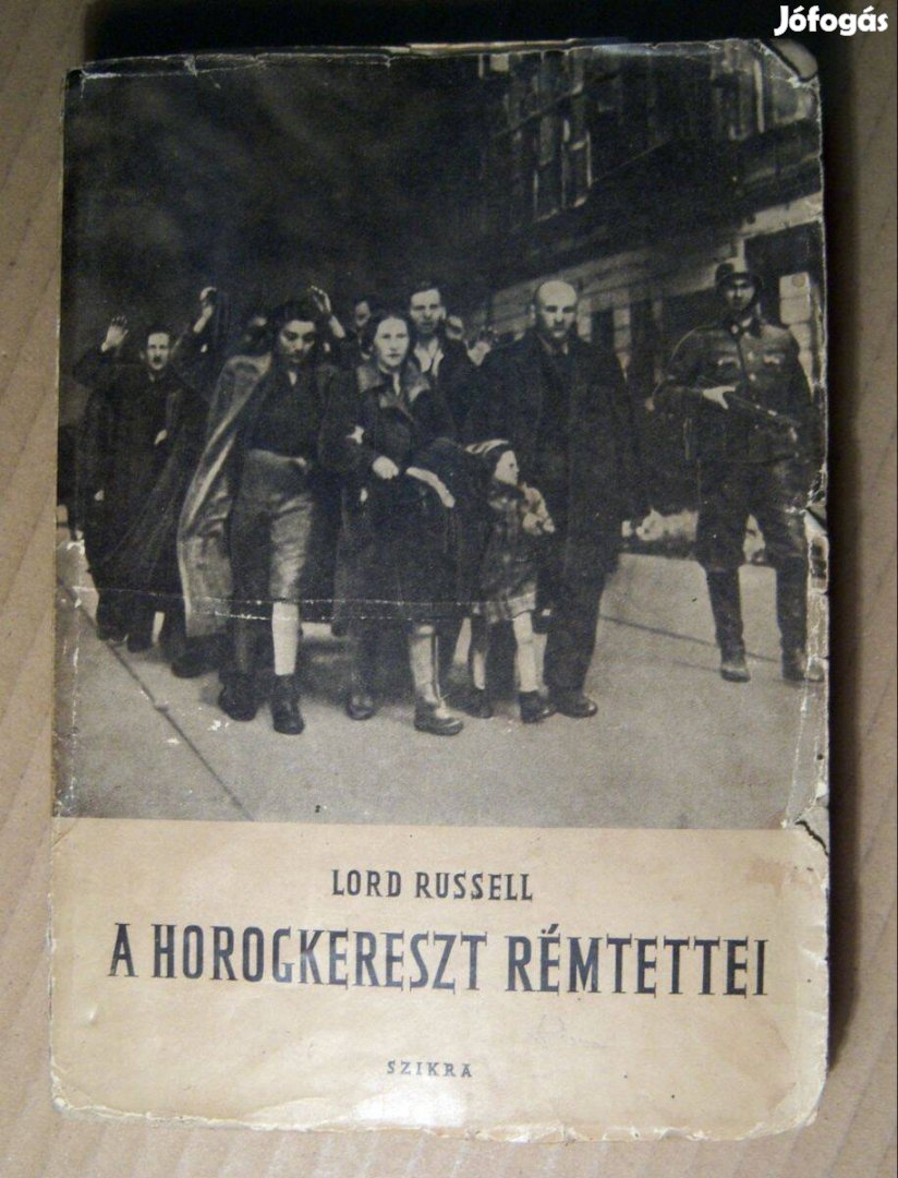 A Horogkereszt Rémtettei (Lord Russell) 1955 (viseltes) 8kép+tartalom