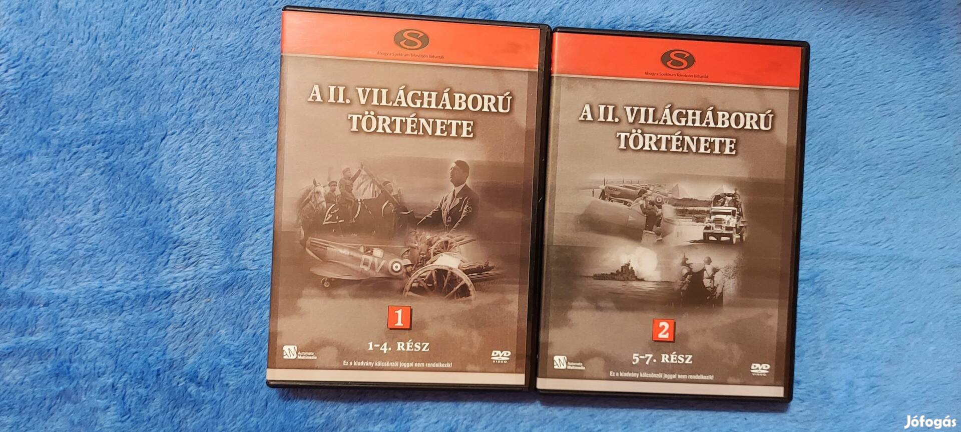 A II. Világháború története 1-7 rész ( kollekció) DVD film 