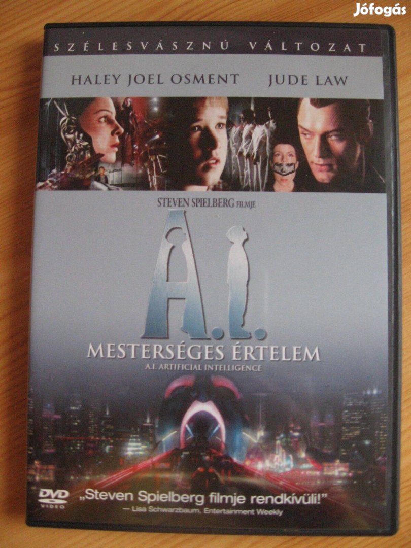 A.I. - Mesterséges értelem extra lemezes DVD