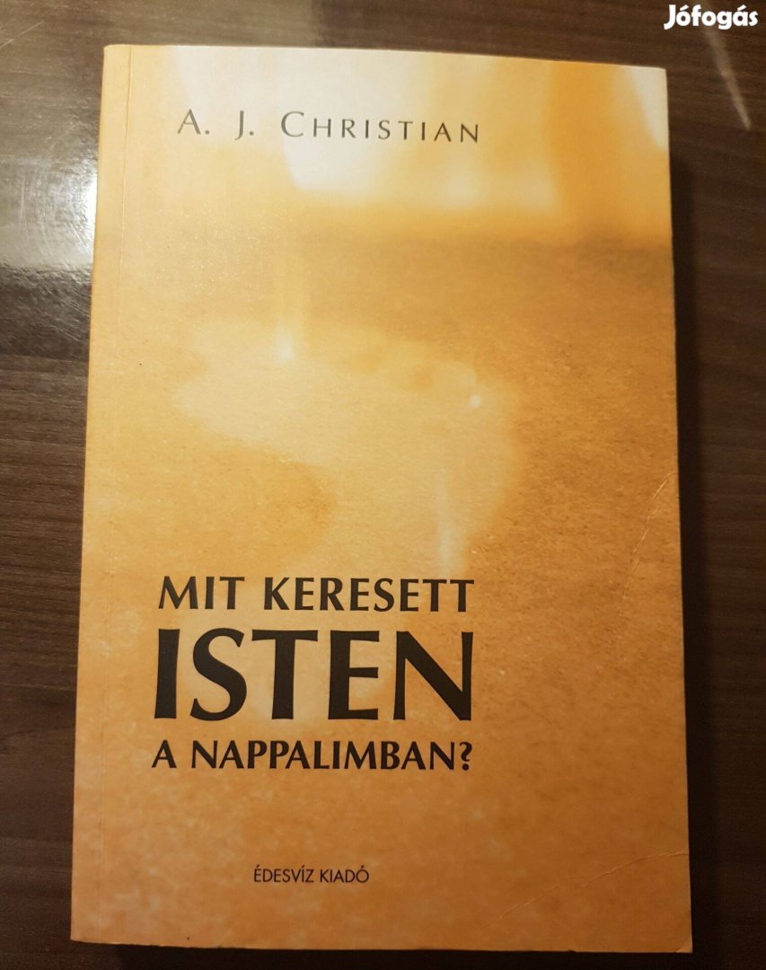 A.J. Cristian Mit keres Isten a nappalimban? könyv