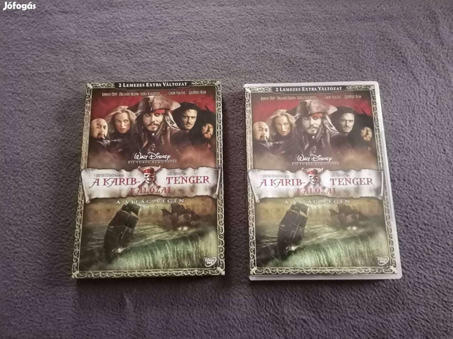 A Karib- tenger kalózai : 2 lemezes extra változat dvd: új