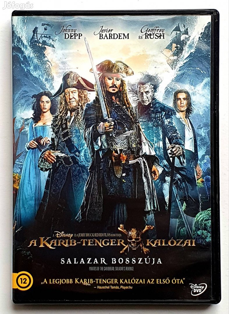 A Karib tenger kalózai 5. Salazar bosszúja DVD 