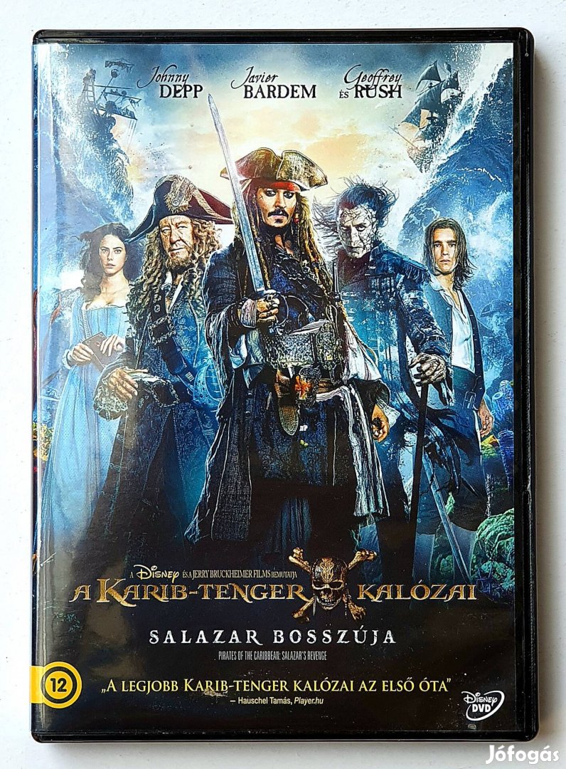 A Karib tenger kalózai 5. - Salazar bosszúja DVD 