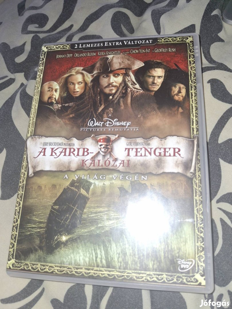 A Karib tenger kalózai DVD Film A világ végén dupla lemezes