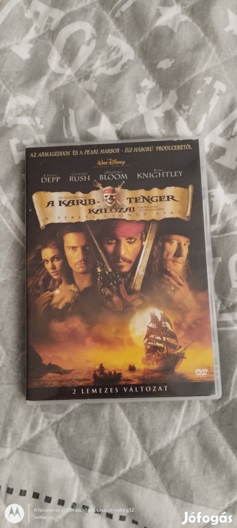 A Karib tenger kalózai, A fekete gyöngy átka, dupla Dvd