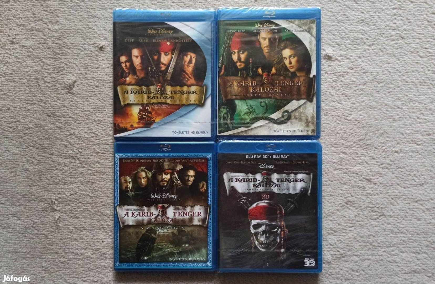 A Karib-tenger kalózai bontatlanok blu-ray blu ray film
