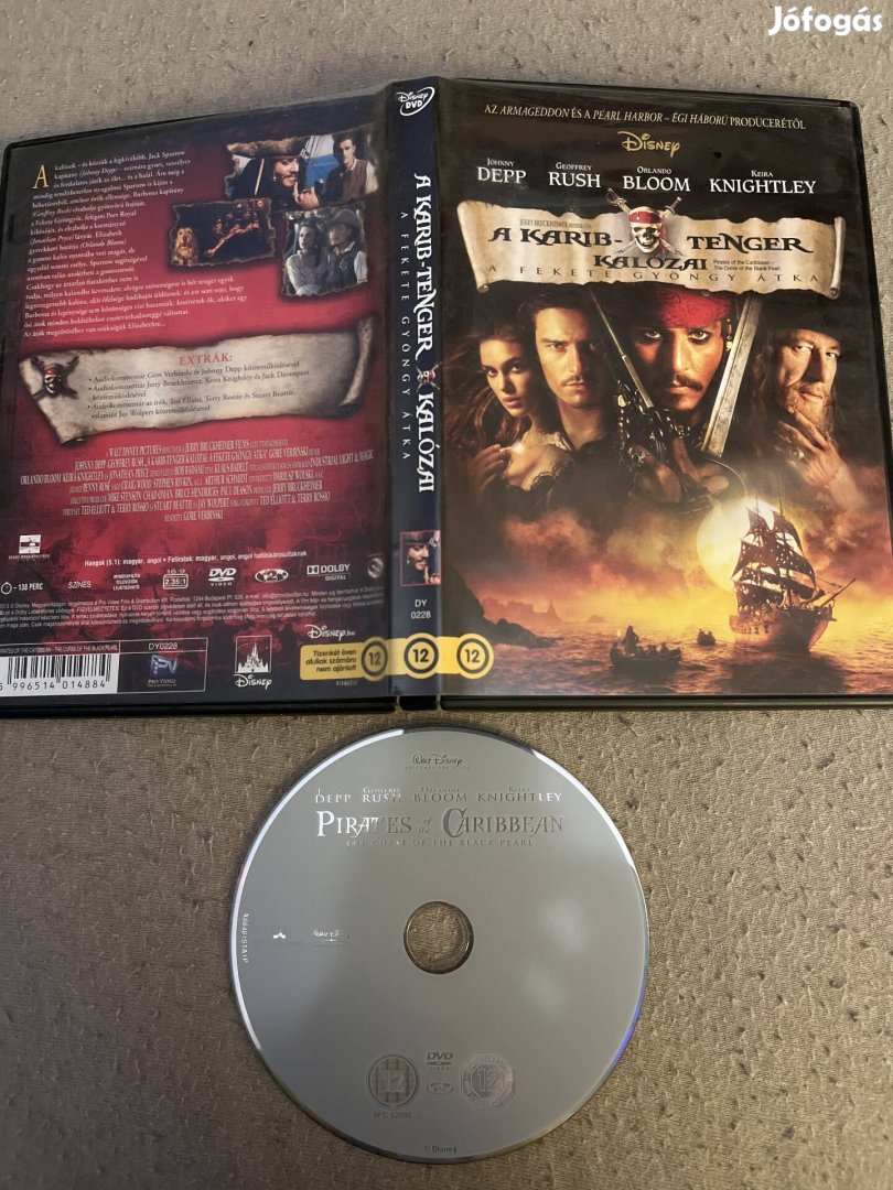 A Karib tenger kalózai dvd