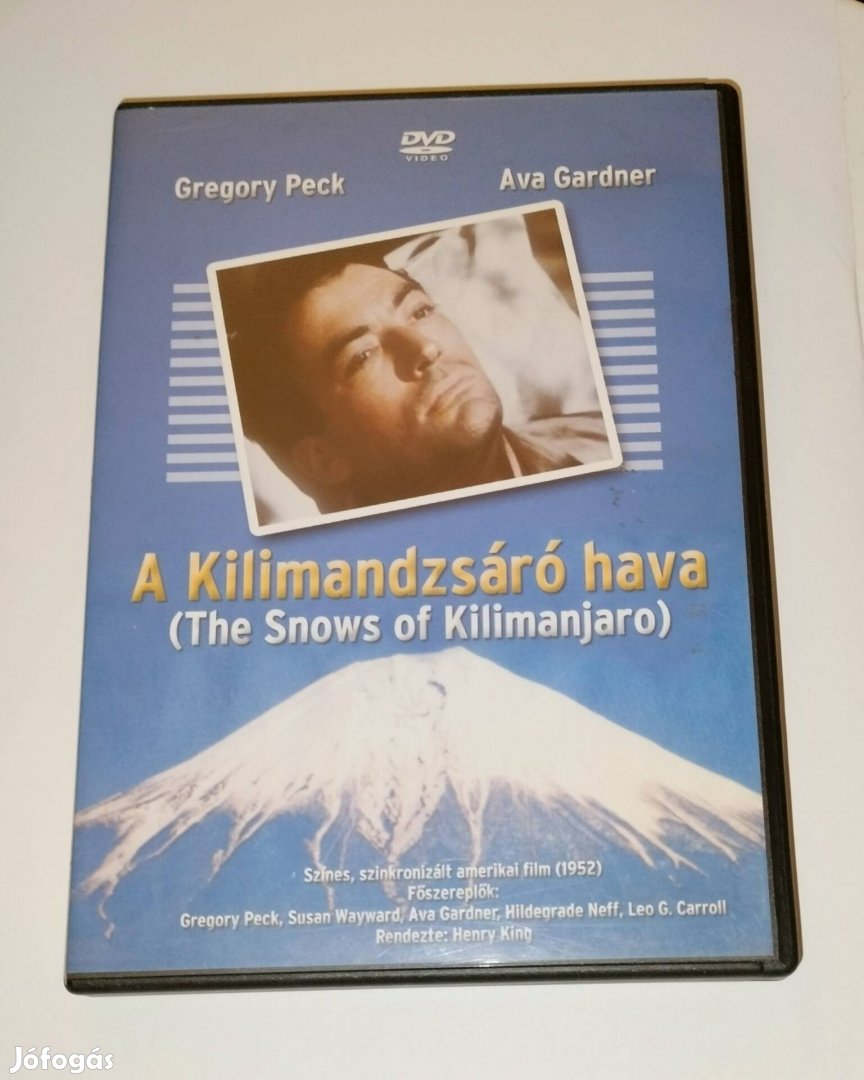 A Kilimandzsáró hava dvd Gregory Peck 